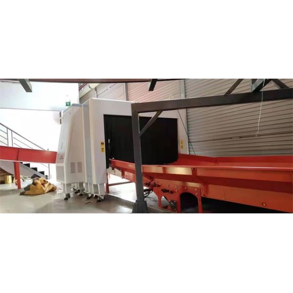 1000MM Tunnel Cargo Scanning Machine OEM Dual Energy Scanner For Factory