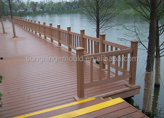 Modern Design Style WPC Outdoor Decking Floor for Easy Installation Engineered Flooring