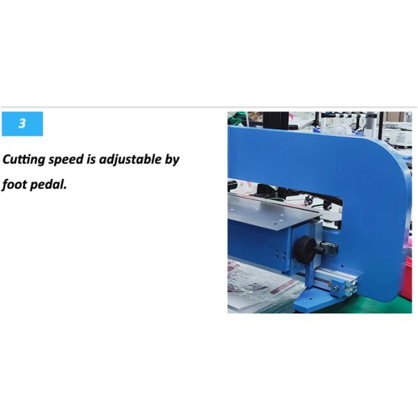 Manual V Cut PCB Depaneling Machine FR1 With Circular Blade Depaneler