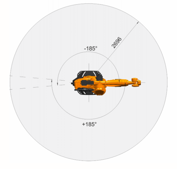 6 axis industrial robot KR 210 R2700 EXTRA industrial welding robot arm with KR C4 controller and KUKA smartPAD Teach pendant