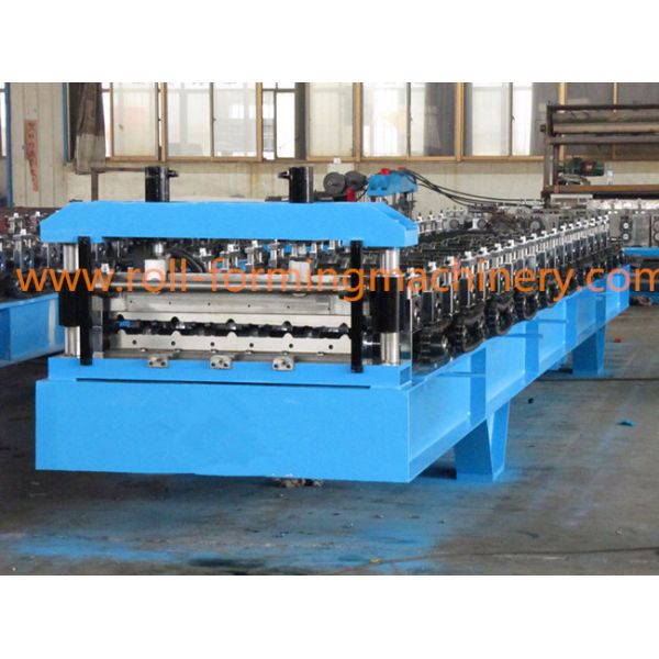 15m/min Forming Speed, Roofing Roll Forming Machine With 18 Forming Stations