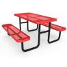 8 People ISO14001 Certified Metal Picnic Table Bench Set for sale
