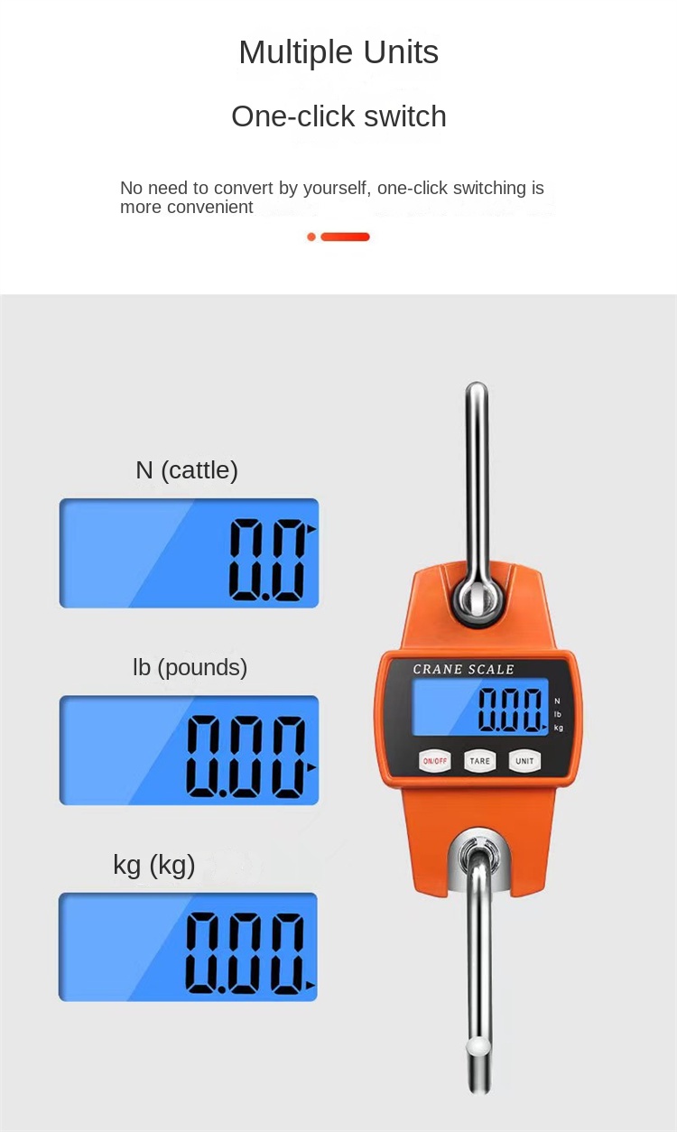 Veidt Weighing OCS-L Crane Scale Portable Hanging Scale Digital Hanging Weight Hook Scale