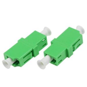 China Plastic LC / APC Simplex Flangeless Fiber Optic Receptacle wholesale