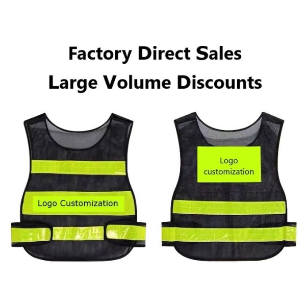 Breathable Patrol Reflective Clothing Traffic Road Security Mesh Reflective Vest Safety Vest Wholesale