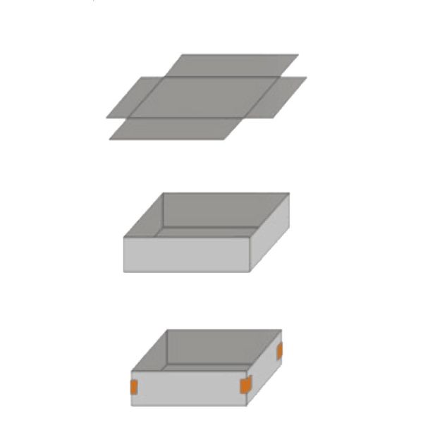 Automatic Rigid Box Corner Pasting Machine / Corner Pasting Machine