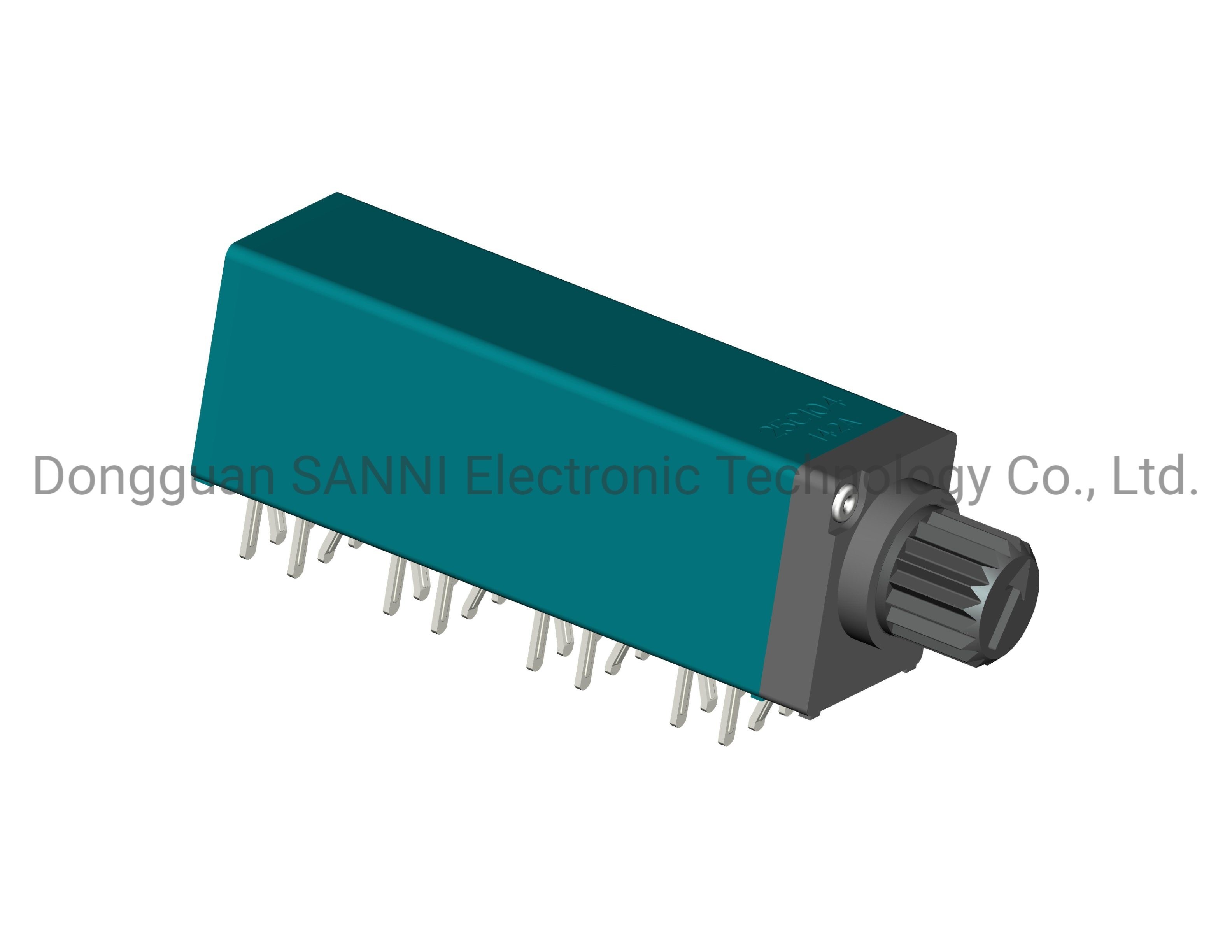 China Eight Unit Rotary Horizontal Potentiometer Shaft Sealed RV97P0F0 wholesale