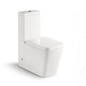China SanitaryWare Ceramic WC with 10cm/4inch diameter outlet Bathroom Washdown Two-piece Toilet wholesale