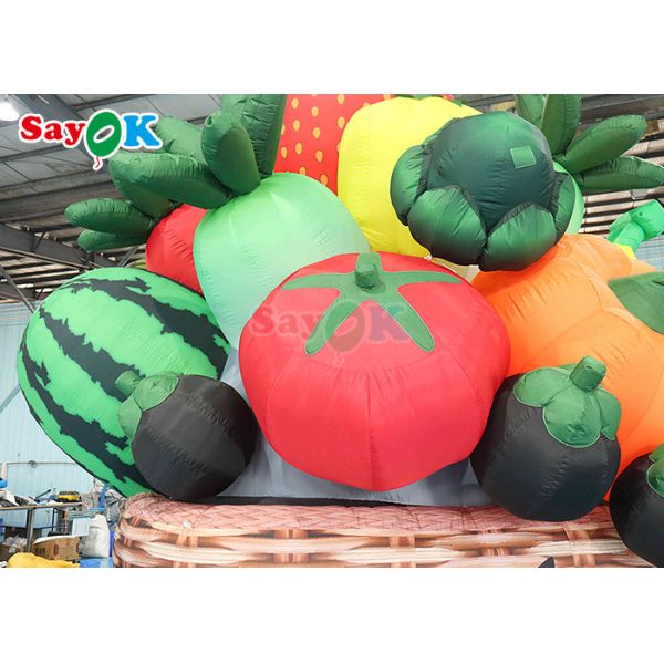 5m High Inflatable Fruit Vegetable Tree Orchard Plant Balloon For Stage Garden Park Decoration