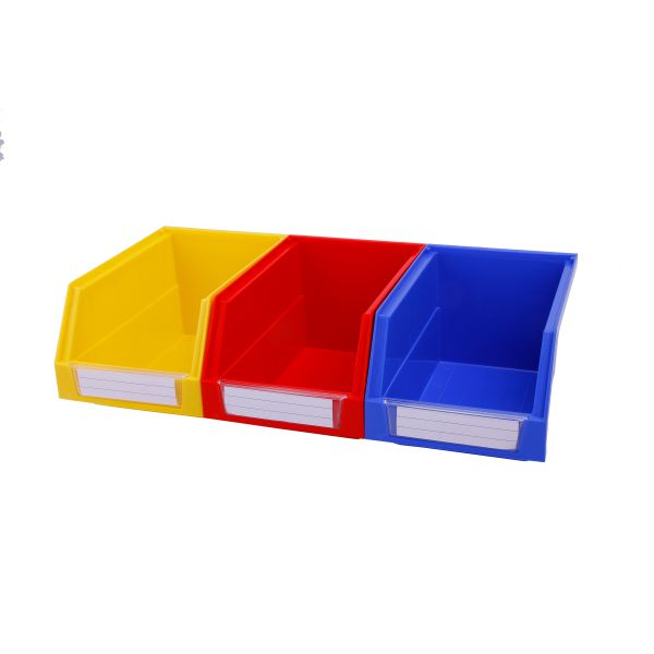 Solid Box Style Hanging Plastic Containers for Workbench Spare Parts Tool Storage