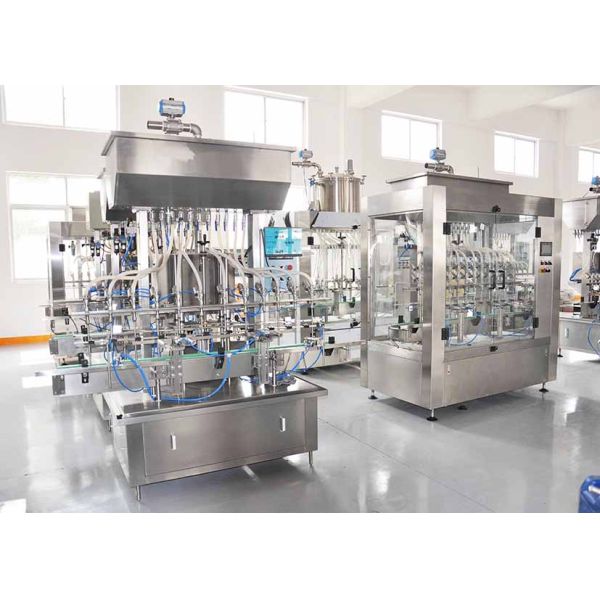 Automatic Gravity Filling Machine 12 Filling Nozzles For 100 - 5000ML Insecticide