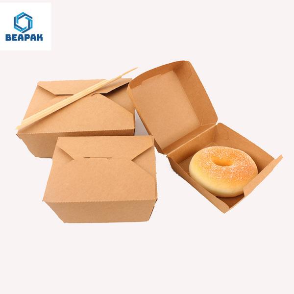 Quality Kraft Custom Food Packaging Boxes for sale