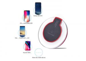 China USB C Port ABS Transparent ABS 5W QI Wireless Charging Pad on sale