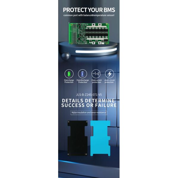 Custom LiFePO4 Battery Pack Smart BMS , 3S - 16S LiFePO4 Battery Management System