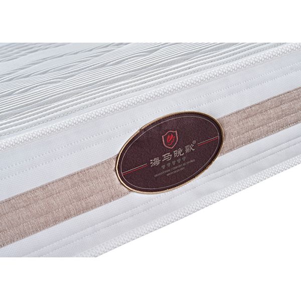 Dust Resistant Hybrid Natural Latex Pocket Spring Mattress Thickened Hypoallergenic