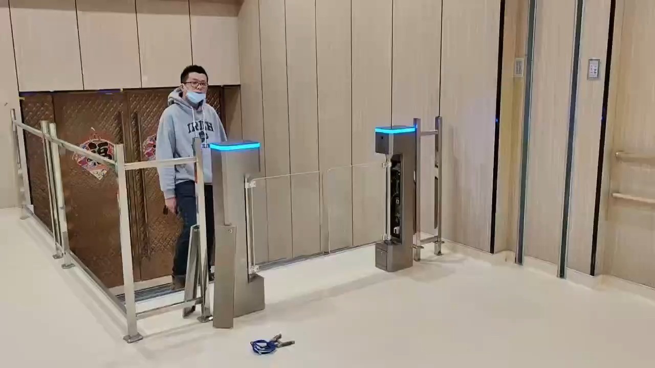 Anti Collision Turnstile Swing Gate SUS 304 Sliding Gate Turnstile