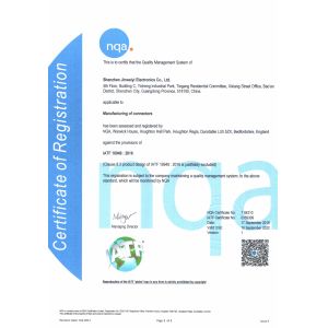 ShenZhen JWY Electronic Co.,Ltd Certifications
