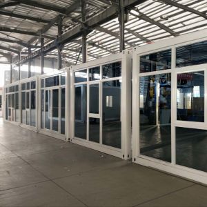 China Foldable Prefabricated Home Cottage House Light Steel Prefab Tiny Home Flat Pack Villa wholesale