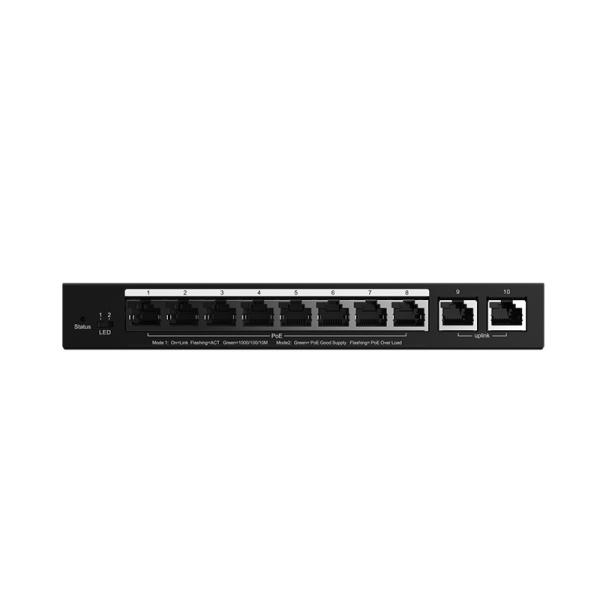 Quality ZC-2010P Gigabit 10 Port Poe Switch Smart Cloud Managed 20 Gbps Switching Capacity for sale