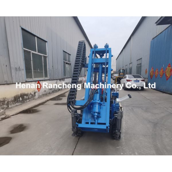 High Efficiency 25HP Diesel Pile Driver Drilling 30m Depth With 50-300mm Diameter