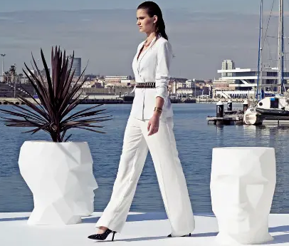 Custom Durable Outdoor Plastic Flower Pots Rotational Moulds