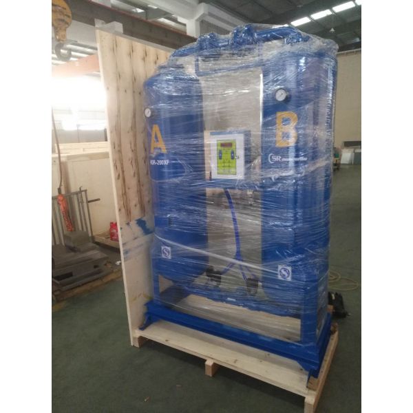 High Efficiency Heated Desiccant Air Dryer / Energy Saving Compressed Air Treatment
