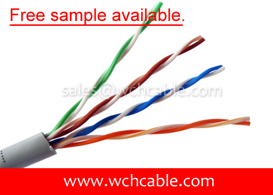 UL Lan Cable Cat5e UTP 26AWG 4Pairs OD5.5mm Free Sample Available