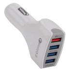 QC3.0 Port Car 4 USB Phone Charger Adapter Fast Charging Car Charger 40g