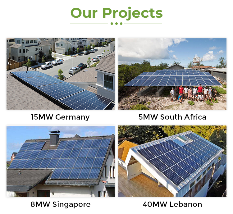 Mono PV Solar Panel 480W All Black Solar Panels 475W 485W Cell Size 156.75mmx156.75mm