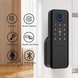 TTLock Remote Access Door Locks Smart Digital Code Card Fingerprint Keyless Unlock