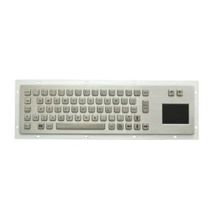 China IP65 Stainless Steel Keyboard , Kiosk Metal Keyboard With Touch Pad on sale