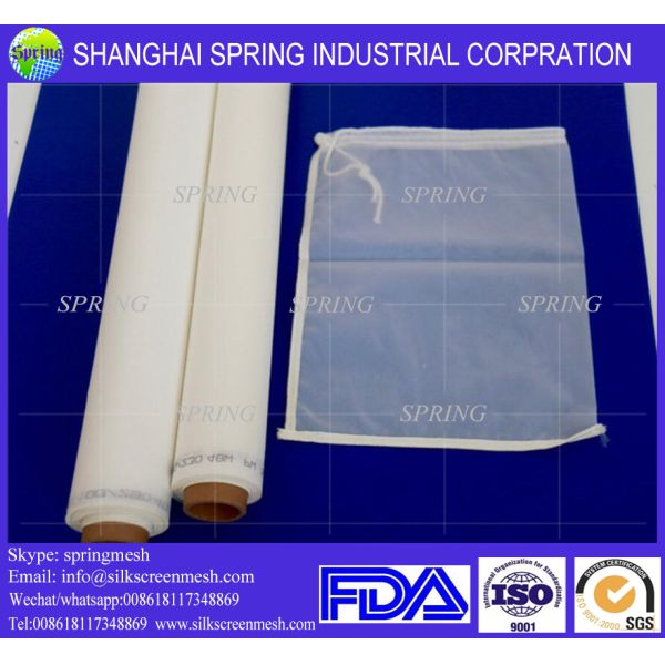 48T-80um(120mesh) nylon mesh filter bag /white silk screen mesh /filter mesh