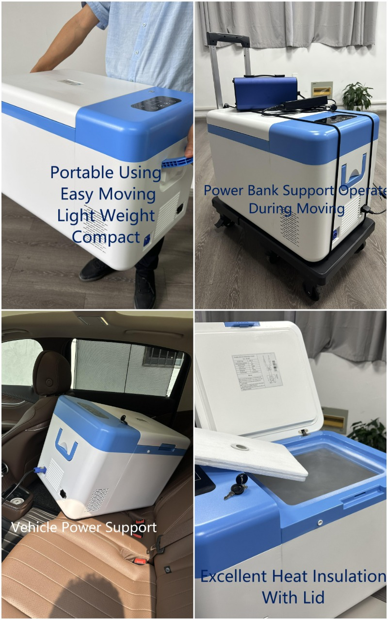 Stirling Cooling System -60c 25l Deep Freezer for ALL Climate Types in Biomedical Lab