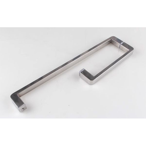 Copper Frameless Glass Door Handles Erosion Resistant Easy To Install