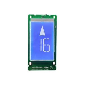Vertical Square 7 Segment LCD Display Lift Floor Indicator Matrix Code Binary Board