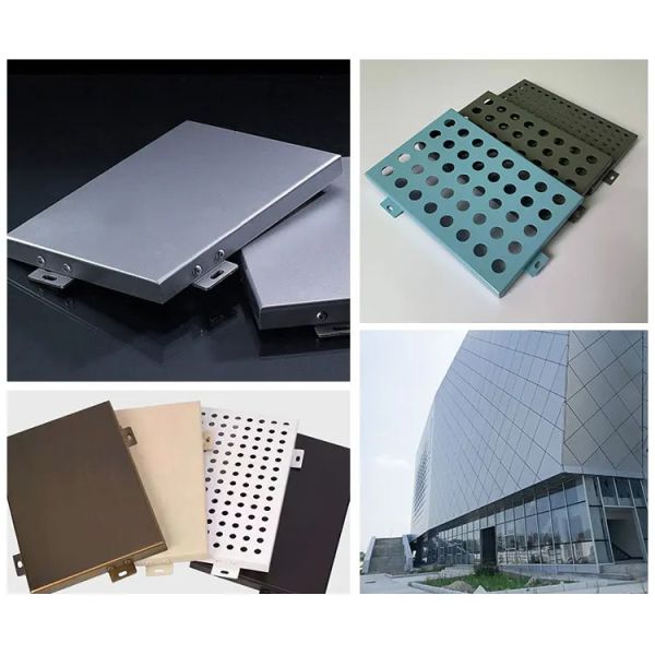 Perforated Metal Cladding Panels Customized Size Aluminum Metal Wall Panels