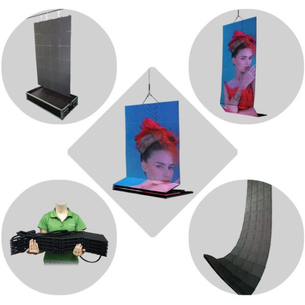 20mm Pixel Pitch TV Digital Advertising Displays LED Video Billboards BSTAR Control