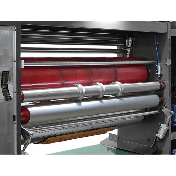 Automatic Flexo Printer Slotter Machine , Folder Gluer Strapper Inline Machine