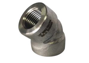 China Class 2000 45D 2000LB 316L Female Threaded Elbow wholesale