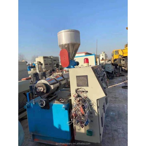 Second Hand Counter-Rotating Conical Twin-Screw Extruder Complete Mold for Plastic Pipe