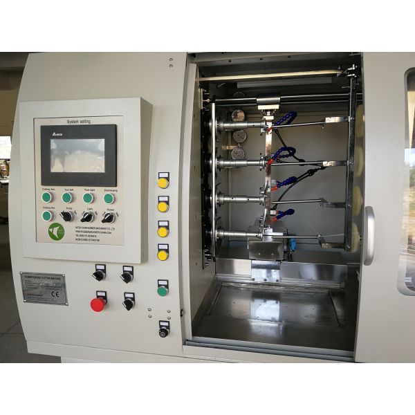 Mandrel Cutting Machine Four Spindles; Cutting Machine for gaskets and washers; Seal Cutters; Gasket Cutters;