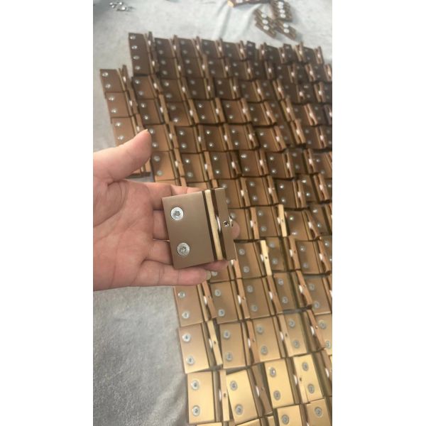 Bathroom Stainless Steel Extrusion Profiles Water Proof Black Shower Glass Frame