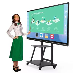 China Digital Interactive 4K 85inch LCD Smart Board Multi Touch Screen wholesale