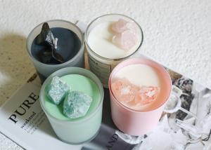 Natural Crystal Scented Soy Wax Aromatherapy Candles Wedding Decoration