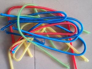 Colorful customized request color or size plastic spring wire tool lanyard for tools safe