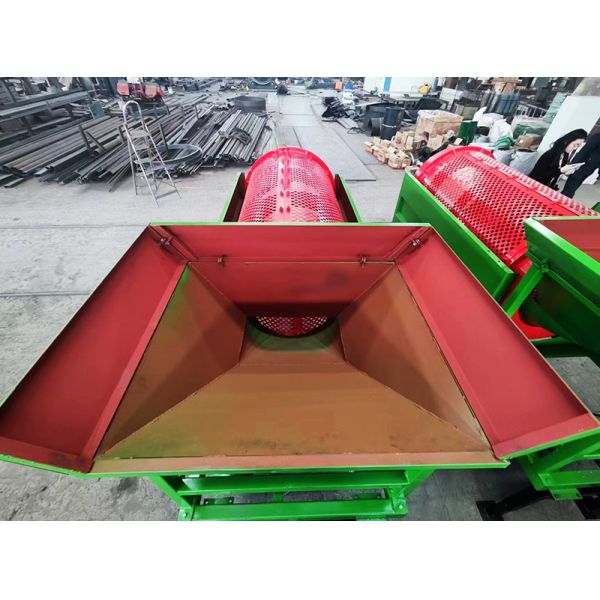 Material Screening Portable Compost Rotary Screener for Garden Accepting Customization
