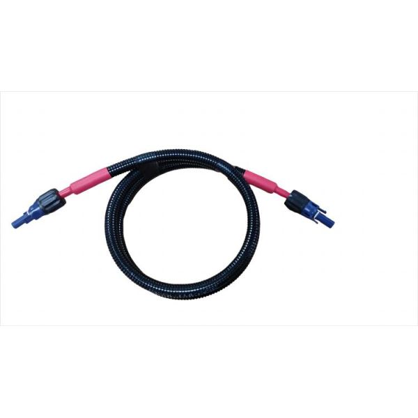 Customized Highly Insulated Waterproof Wiring Harness For PV Power Cable 8AWG 1200mm