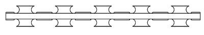 A drawing of BTO-15 razor wire.