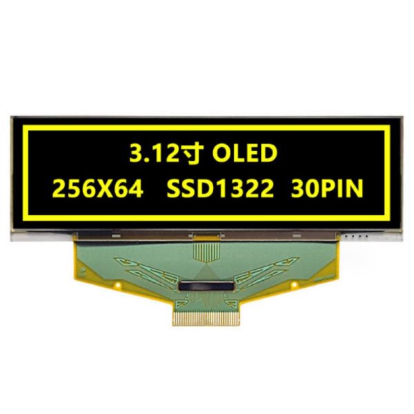 UG-5664ASWEF01 3.12" 256*64 Dots OLED Display Module with SPI/Parallel/I2C Interface