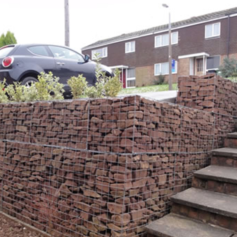 Hot Dip Galvanized Gabion Planter 6x2x1m with 50x50mm Mesh